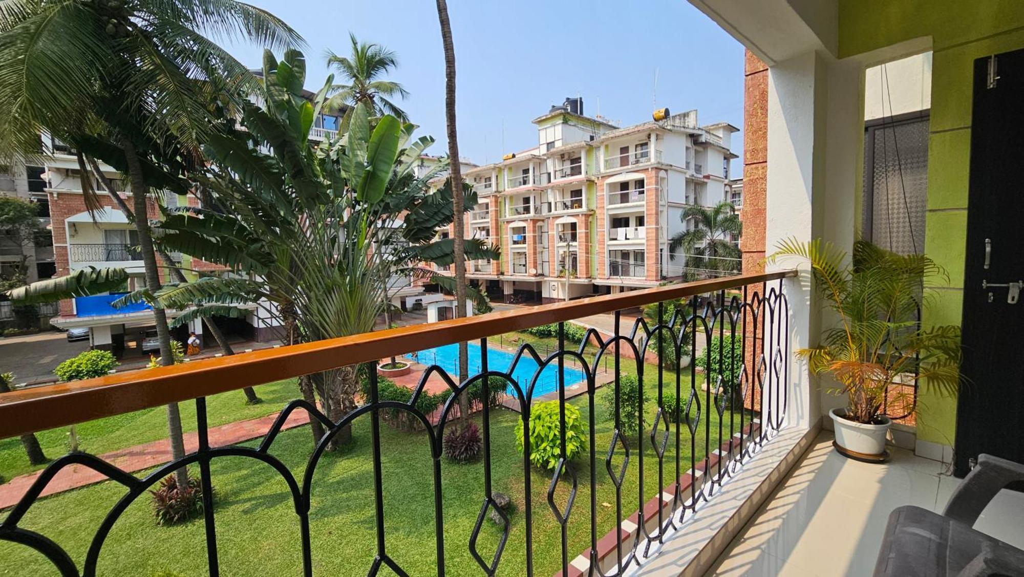 Amazing Pool View Candolim Goa 2Bhk Apartment Exterior foto